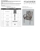 Preview for 3 page of Safavieh Outdoor Sophie PAT5001A-BENCH Assembly Instructions