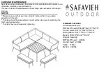 Safavieh Outdoor Warten PAT9026 Quick Start Manual preview