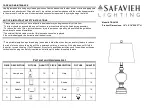 Preview for 1 page of Safavieh ALBAN TBL4122 Quick Start Manual