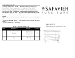 Предварительный просмотр 1 страницы Safavieh AMH1517A Manual