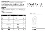 Preview for 1 page of Safavieh AMH1534AA Manual