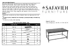 Safavieh AMH4123A Quick Start Manual preview
