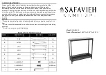 Preview for 1 page of Safavieh AMH6548A Manual