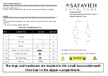 Safavieh Arlyss ACH4010 Quick Start Manual предпросмотр