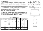 Preview for 1 page of Safavieh Beijing LIT4172 Quick Start Manual