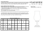 Safavieh Blackburn LIT4263A Quick Start Manual preview