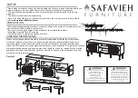 Preview for 1 page of Safavieh Claude MED9610 Manual