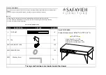 Safavieh COF9002A Quick Start Manual preview