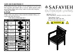 Preview for 1 page of Safavieh Colfax PAT6719B Manual