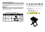 Preview for 2 page of Safavieh Covina PAT6716 Assembly