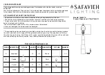 Safavieh DELILAH TBL4067A Quick Start Manual preview