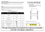 Safavieh Emyr ACH4007 Quick Start Manual preview