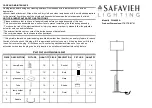 Предварительный просмотр 1 страницы Safavieh FLL4009 A Manual