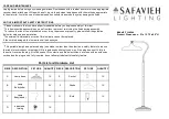 Предварительный просмотр 1 страницы Safavieh FLL4046 Quick Start Manual