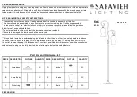 Предварительный просмотр 1 страницы Safavieh FLL4058A Manual