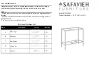 Preview for 1 page of Safavieh FOX2542A Manual