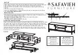 Предварительный просмотр 1 страницы Safavieh Galio MED9612 Manual