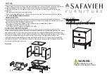 Preview for 1 page of Safavieh Galio NST9600 Manual