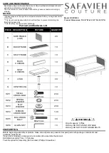 Safavieh Helena SFV4100 Quick Start Manual предпросмотр