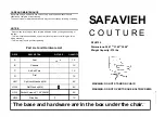 Preview for 1 page of Safavieh Jayla SFV4735B Quick Start Manual