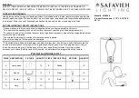 Предварительный просмотр 1 страницы Safavieh KID4248 Manual