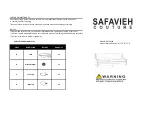 Safavieh KNT4044A Quick Start Manual предпросмотр