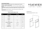 Safavieh Langston SFV2516A Quick Start Manual предпросмотр