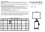 Preview for 1 page of Safavieh LIT4000A Quick Start Manual