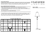 Safavieh LIT4007A Manual preview