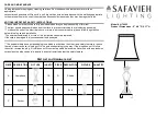 Предварительный просмотр 1 страницы Safavieh LIT4032 Quick Start Manual