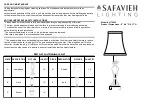 Safavieh LIT4032 Quick Start Manual предпросмотр