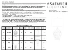 Safavieh LIT4040 Quick Start Manual preview