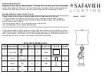 Safavieh LIT4137 Quick Start Manual preview