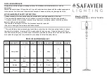 Safavieh LIT4174A Quick Start Manual preview