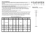 Safavieh LIT4175A Quick Start Manual предпросмотр