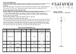 Предварительный просмотр 1 страницы Safavieh LIT4181A Manual