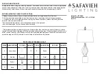 Preview for 1 page of Safavieh LIT4256A Quick Start Manual