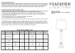 Preview for 1 page of Safavieh LIT4266A Quick Start Manual