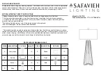 Safavieh LIT4271A Quick Start Manual preview