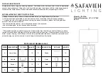 Safavieh LIT4274A Quick Start Manual preview