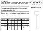 Safavieh LIT4299A Quick Start Manual preview