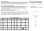 Preview for 1 page of Safavieh LIT4304A Quick Start Manual