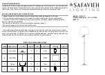 Safavieh LIT4337A Quick Start Manual preview