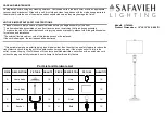 Safavieh LIT4344A Quick Start Manual preview