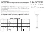 Safavieh LIT4345A Quick Start Manual preview