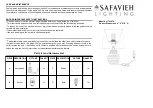 Preview for 1 page of Safavieh LIT4367A Quick Start Manual