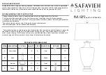Safavieh LIT4407A Care And Maintenance preview