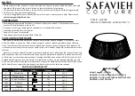 Preview for 1 page of Safavieh Luanne SFV9708 Quick Start Manual