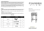 Safavieh Mabel ACC5721A Quick Start Manual preview