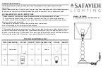 Safavieh MLT4000A Quick Start Manual предпросмотр